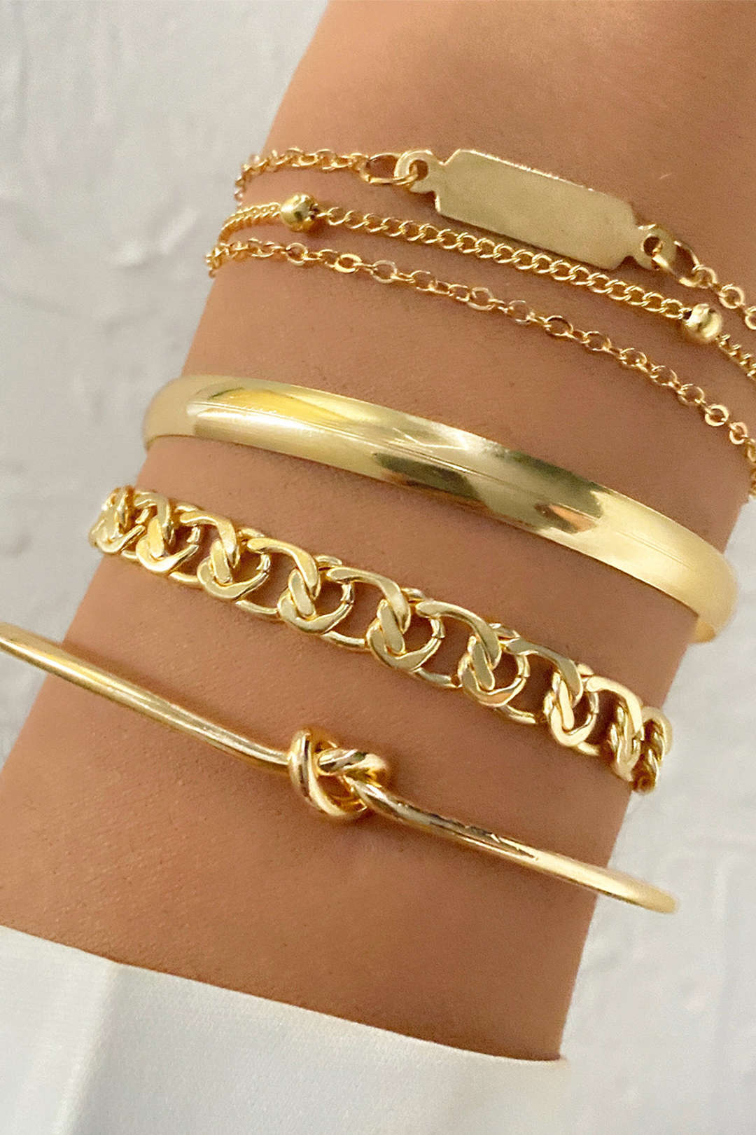 BRACELET PARIS SET | GOLD