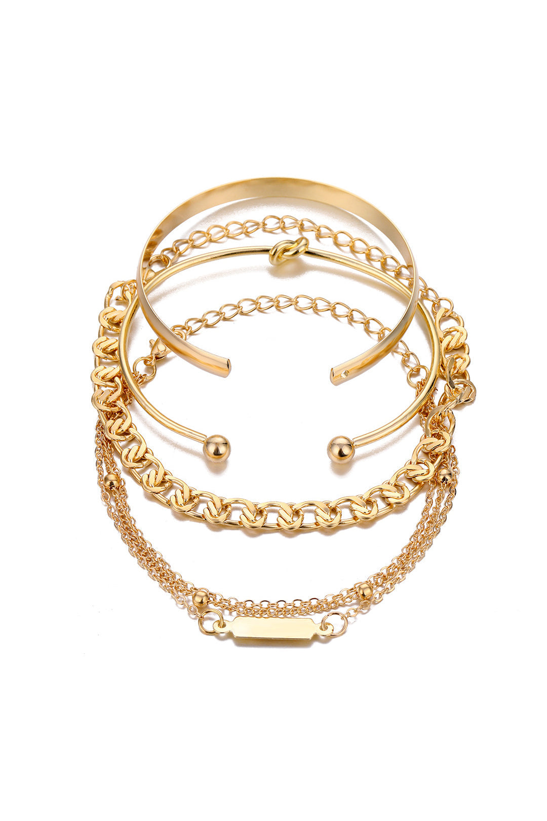 BRACELET PARIS SET | GOLD